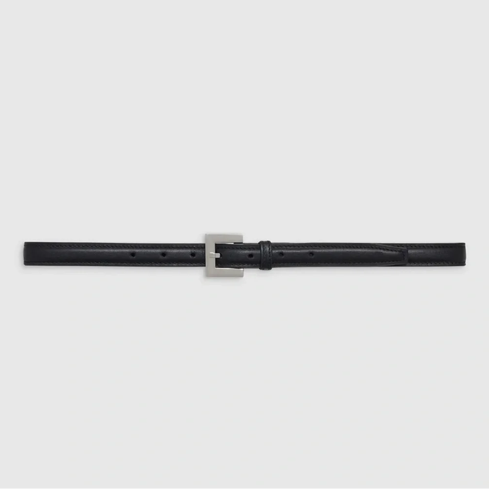 Anine Bing Nicola Belt in Black and Silver M/L (NWT) - Picture 1 of 5